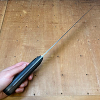 German 12" Forged Carbon Steel Slicing Knife ~1960's