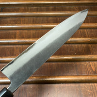 Wakui 240mm Gyuto V2 Carbon Kurouchi Nashiji Ho Octagonal