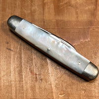 Geo Wostenholm IXL 3” Pen Knife Stainless Pearl 1930-71