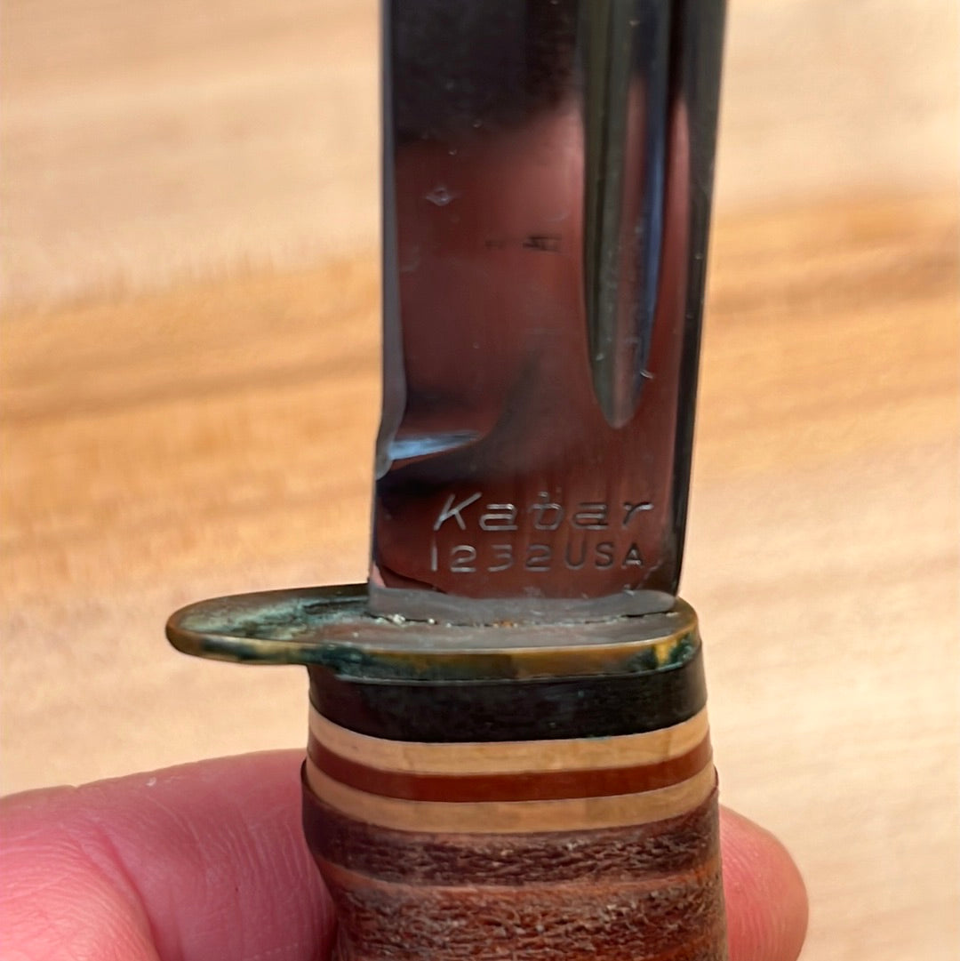 Kabar 4.25" Bird & Trout Knife 1966-96 (1980's?)