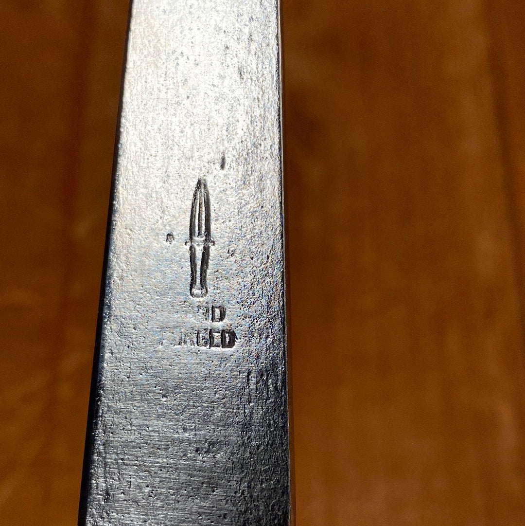 Nogent Style 3.5" Paring Carbon Steel 'Hand Forged' with Dagger 1950-60's?