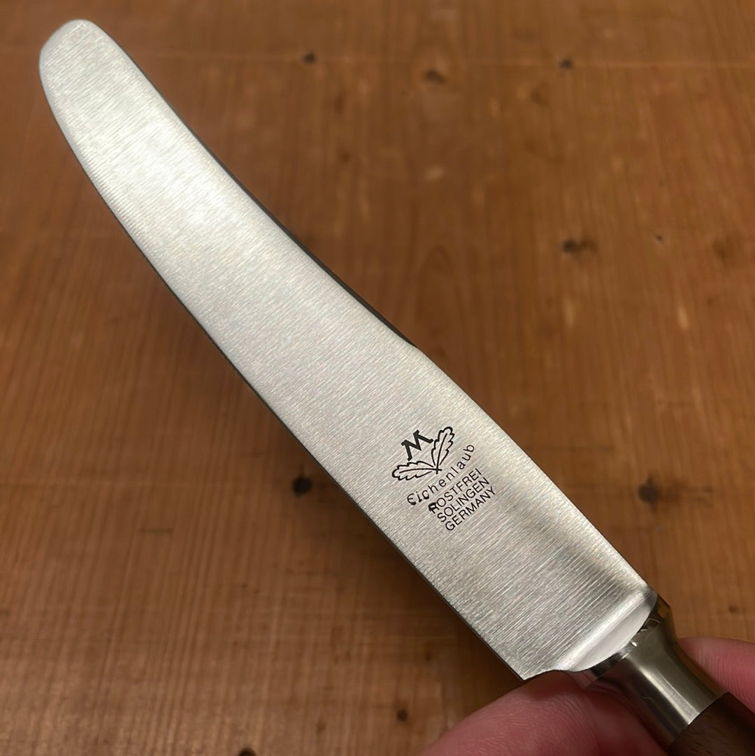 Eichenlaub Forged Tableware - Old German Table Knife - Walnut Matte - Set of 6