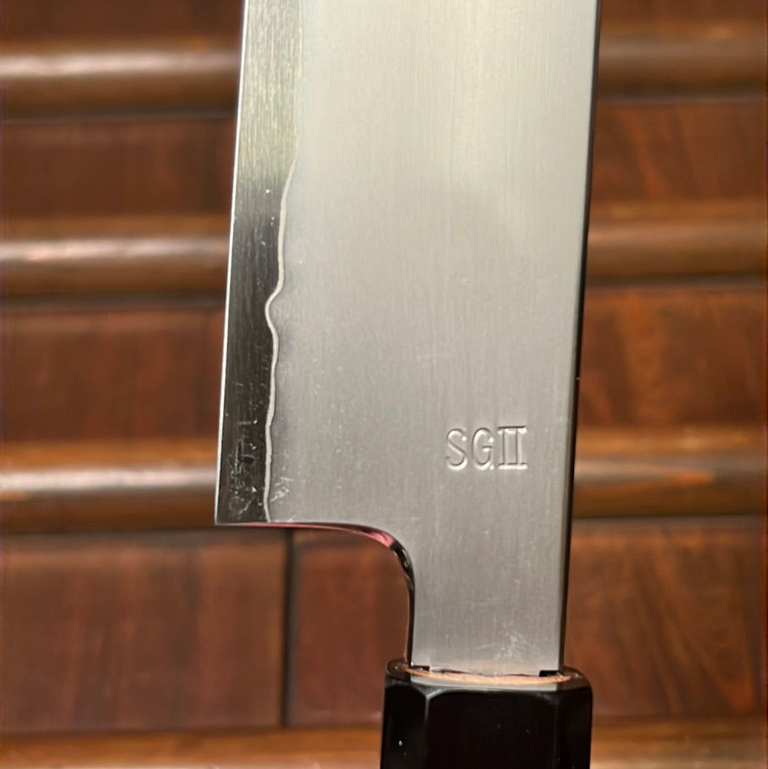 Myojin Naohito 255mm Sujihiki SG2 Stainless Kasumi Teak