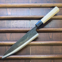 Tosa Tadayoshi x Bernal Cutlery 225mm Gyuto Aogami 1 Stainless Clad Oct Ho/Horn