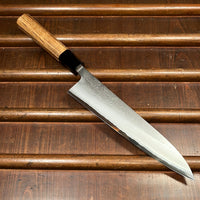 Yoshikane Hamono 210mm Gyuto Shirogami 2 Nashiji Teak Handle