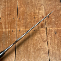 Sabatier Trumpet / Ancien Maison 6” Bayonet Fork Stainless Walnut France 1950’s