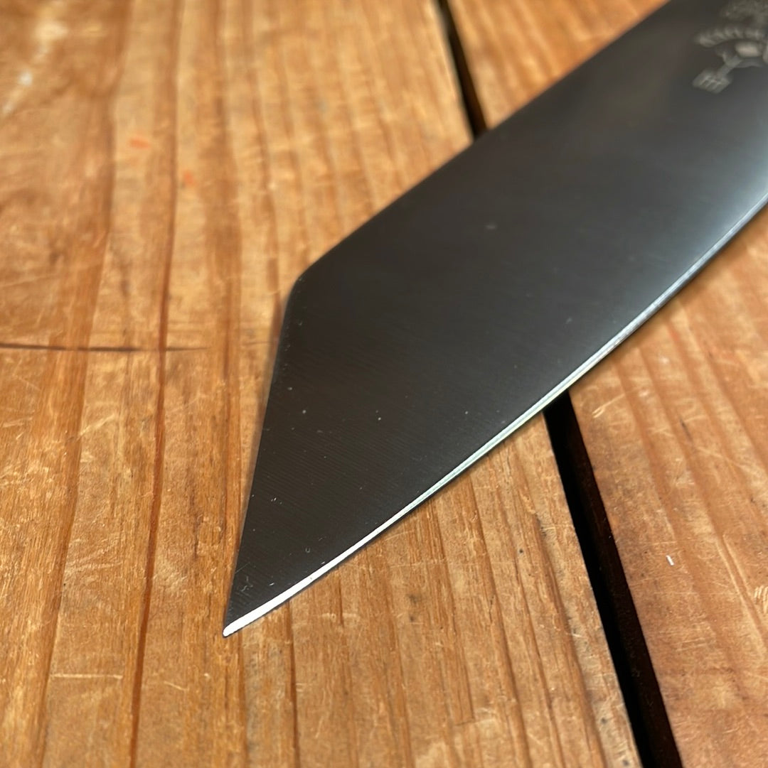 Friedr Herder 7" Santoku Carbon Walnut Handle