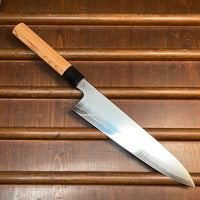 Hitohira Kikuchiyo Izo 240mm Gyuto Ginsanko Yakusugi Cedar Handle