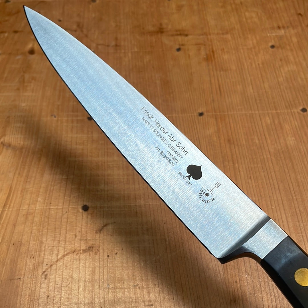 Friedr Herder Pikas 7” Flexible Fillet Slicer Forged Stainless POM