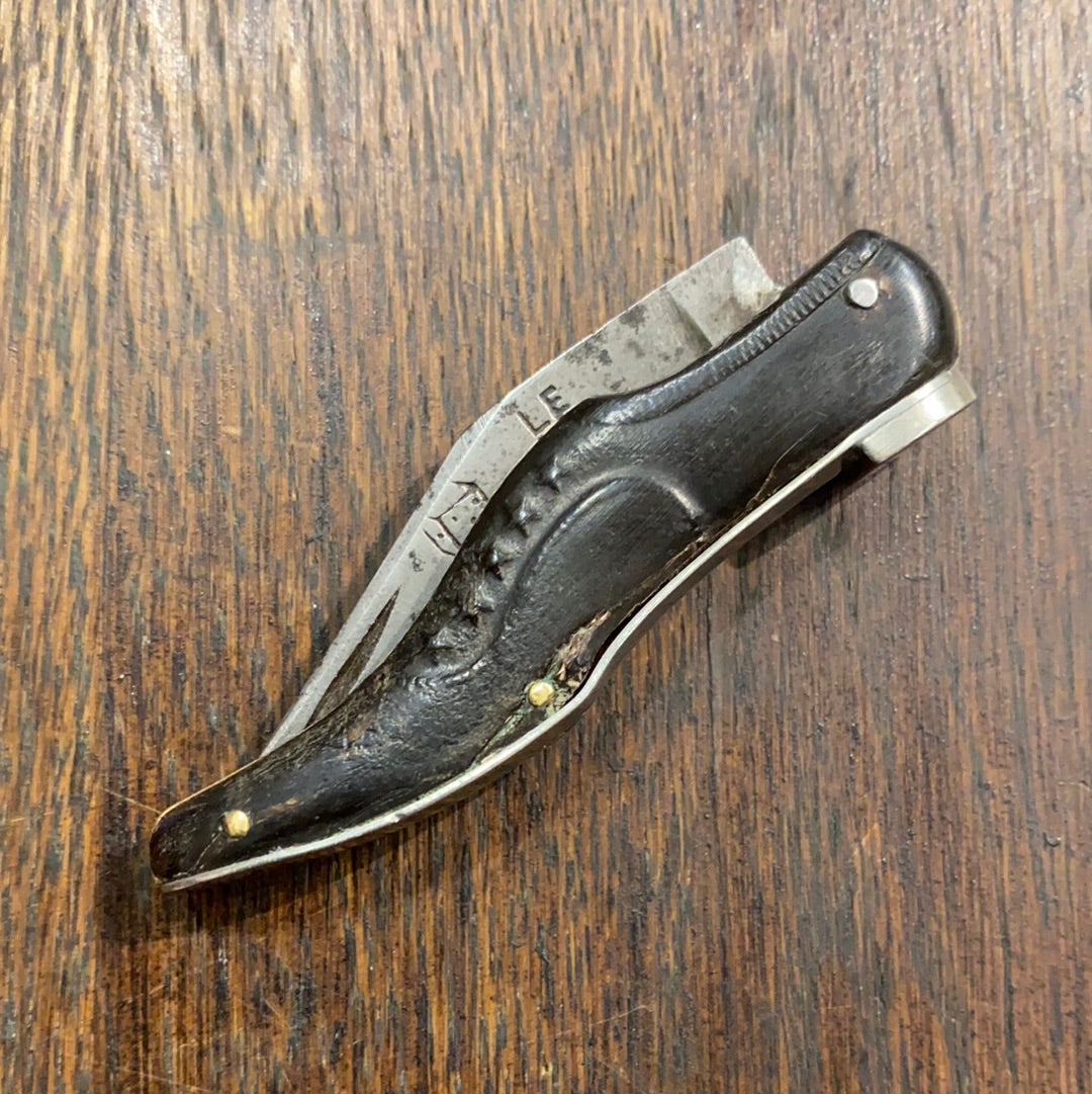 Le Dé a Joue(R?) French Figural Men’s Shoe Knife 2 5/8” 1920’s?