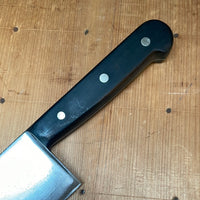 J A Henckels 12" Hand Forged Carbon Steel Chef Knife Model 108 1920's-30's