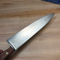 J A Henckels International 8.5" Chef Knife Carbon Steel W Sleeve 1960's?