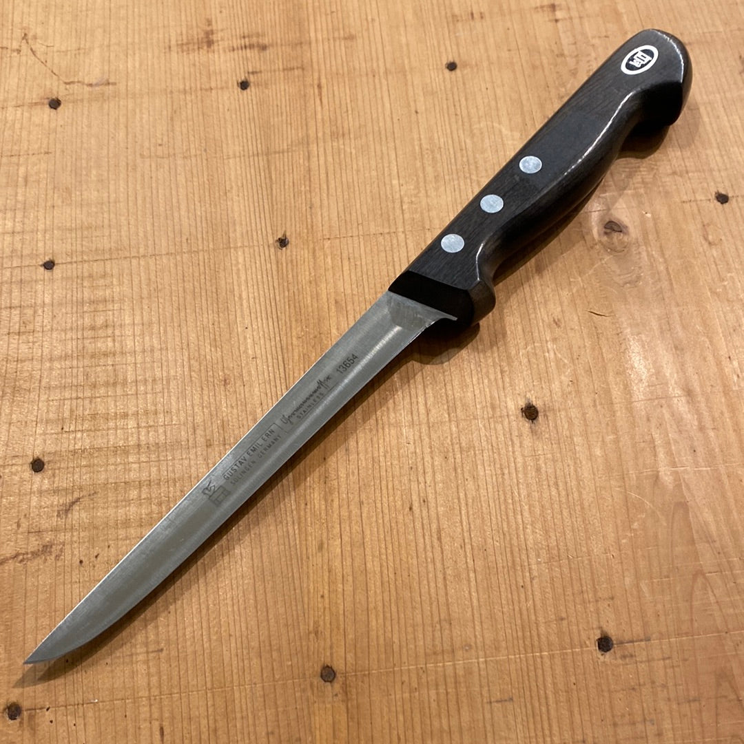 Gustav Emil Ern 6” Narrow Flexible Boning Knife Solingen Early 1980’s