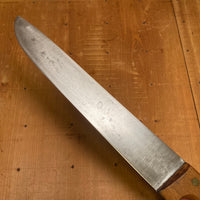 Unmarked 12” Boucher Butcher Knife Carbon Steel France 1960/70’s?