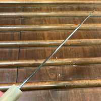 Tetsujin Hamono 210mm Gyuto Aogami 2 Wrought Iron Ebony Blonde Horn Handle