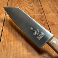 Friedr Herder 7" Santoku Carbon Walnut Handle