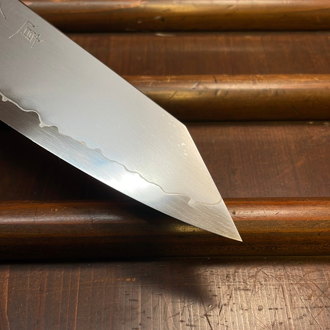 Myojin Naohito 180mm Bunka SG2 Stainless Kasumi Teak