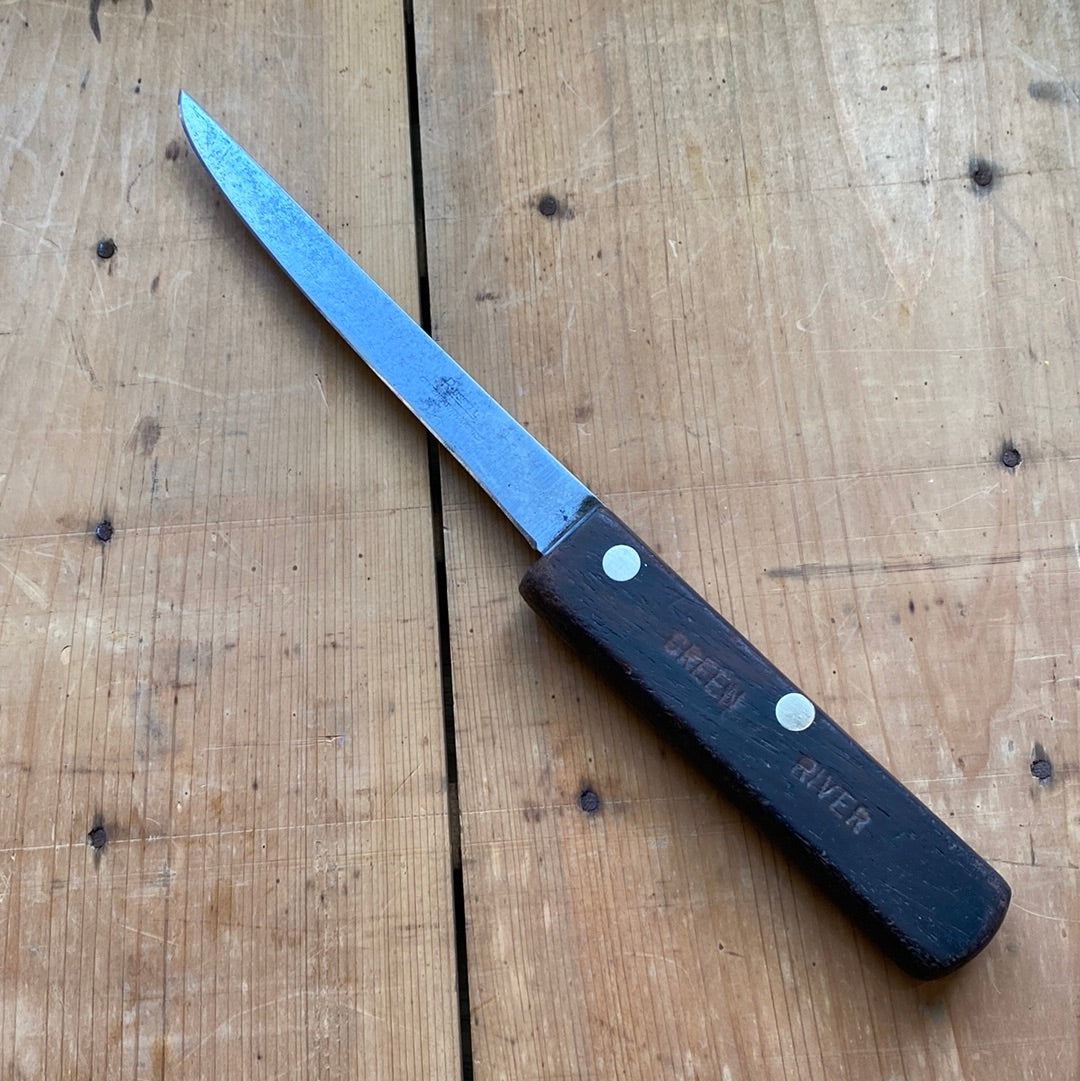 J Russell Green River Works 5.5” Boning Knife Carbon Rosewood 1920-‘41