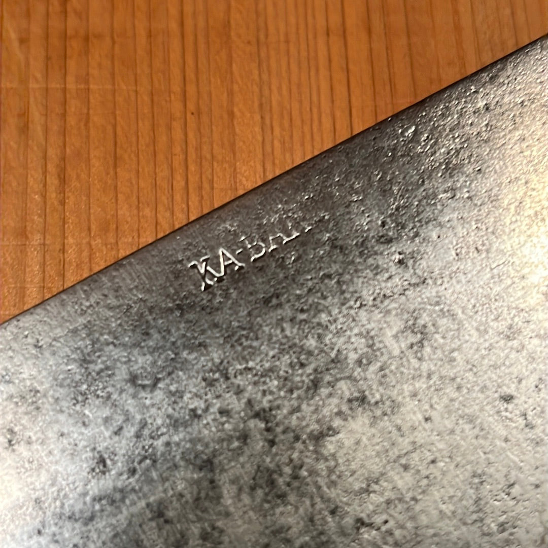 KA-BAR 14" Chef Knife Carbon Steel Custom Rosewood Handle