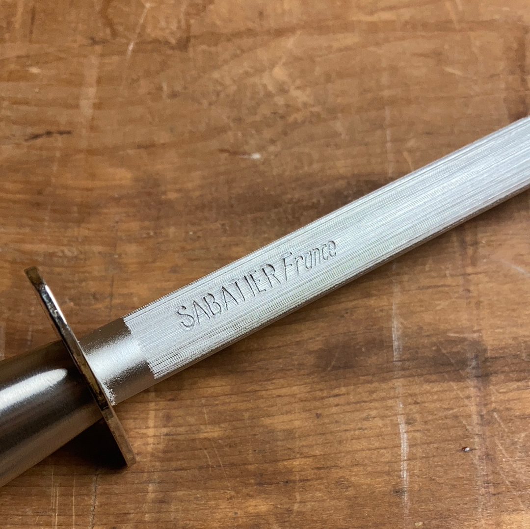 K Sabatier Authentique 10" Honing / Sharpening Steel POM Handle