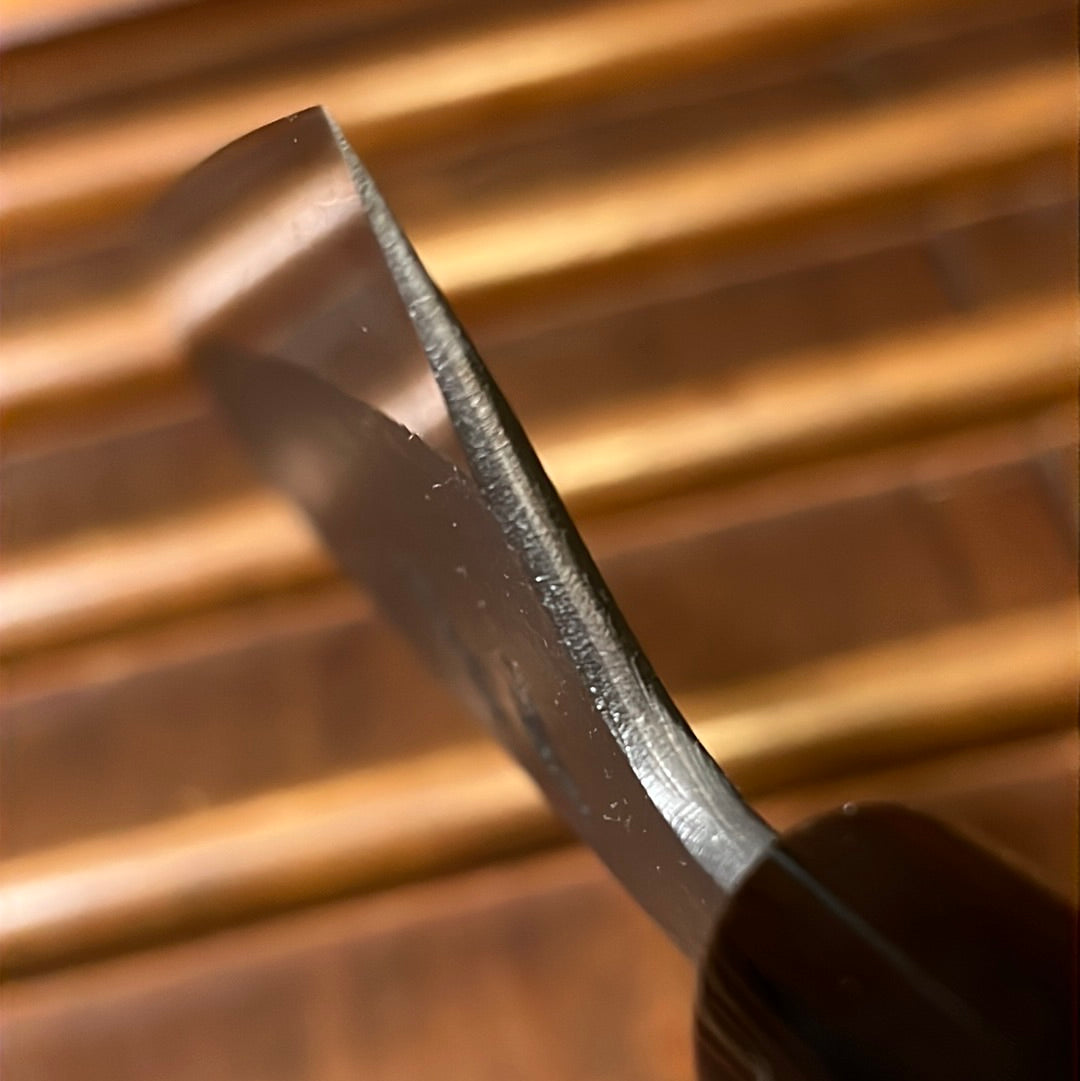 Tsukasa Hinoura 210mm Gyuto Shirogami Warikomi Unryu Suminagashi Double Horn Enju