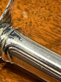 Gorham Carving Set Stainless Steel Sterling Silver Handles Likely 1930's