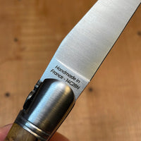 Fontenille Pataud Laguiole Nature 12cm Pocket Knife Pistachio Lockback