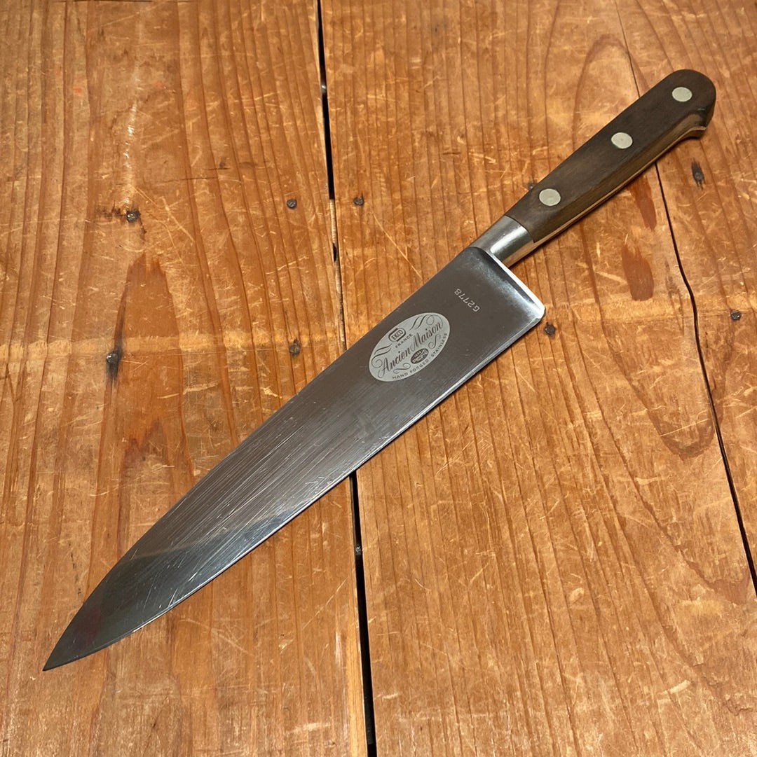 Sabatier Trumpet / Ancien Maison 7.5” Chef Knife Stainless France 1950’s