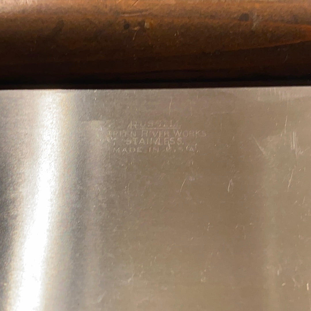 Russell Green River Works 14.25” Chef Knife Stainless 1950’s-60’s?