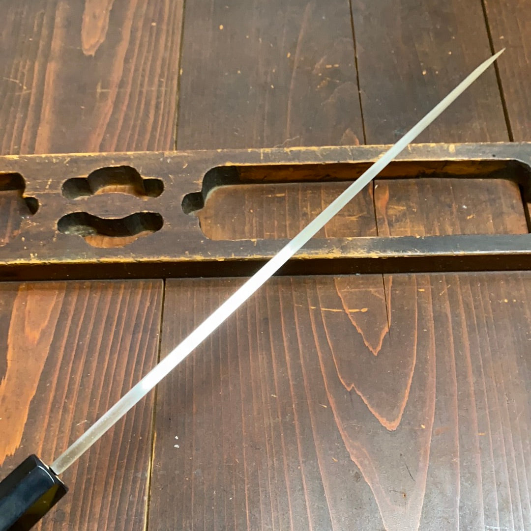 Hitohira Kikuchiyo Manzo 270mm Yanagi Shirogami 3 Ho Wood - LEFTY