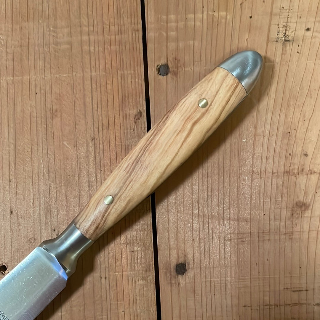 Eichenlaub Forged Tableware Steak Knife Set Stainless Olive Matte Handles - 6 Pieces