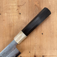 Yoshikazu Tanaka 240mm Kiritsuke Gyuto Shirogami 1 Damascus Ebony