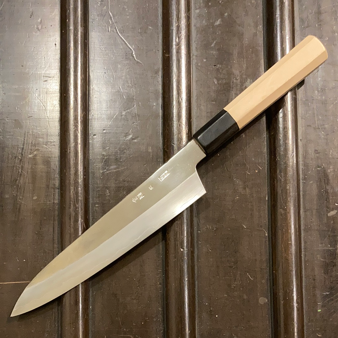 Sakai Kikumori Choyo 210mm Gyuto Ginsanko with Saya