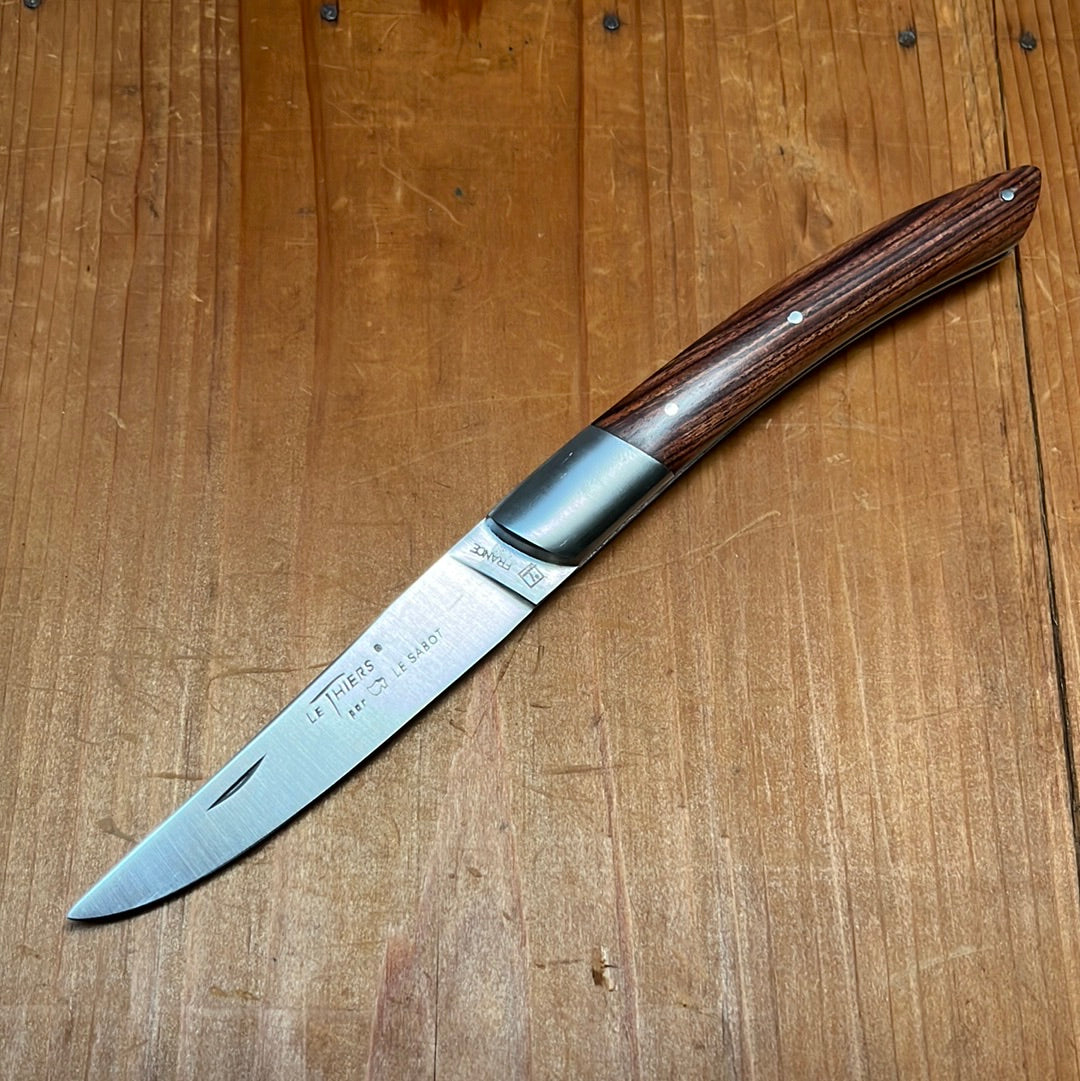 Au Sabot Le Thiers 12cm Pocket Knife Stainless Violetwood