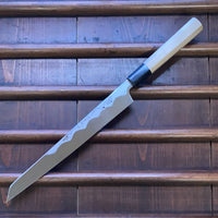 Sakai Kikumori Kikuzuki Uzu 270mm Kiritsuke Yanagi Aogami 1 with Saya