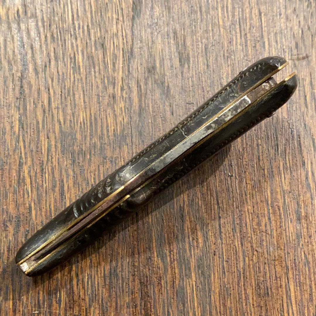 Unmarked (French?) Figural Ladies Shoe Knife 3” 1920’s?