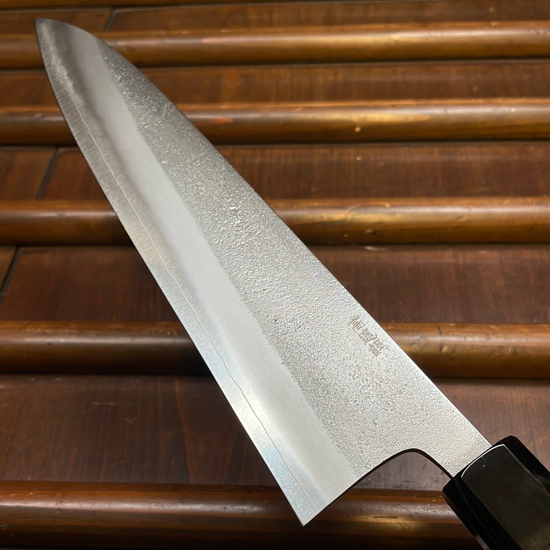 Yoshikane Hamono 210mm Gyuto SKD Nashiji Teak Handle