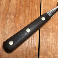 Sabatier Trumpet / Ancien Maison 6” Bayonet Fork Stainless Walnut France 1950’s