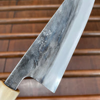 Jiro Nakagawa 150mm Wa Petty Kurouchi Shirogami 1 Taihei Tagayasan Handle #447