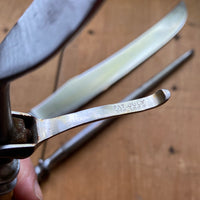 LF&C Aetna Works 3 pc Carving Set Carbon Steel & Pressed Celluloid 1900-1920?