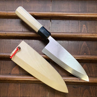 Hitohira Kikuchiyo Manzo 165mm Deba Aogami 2 Ho Wood with Saya