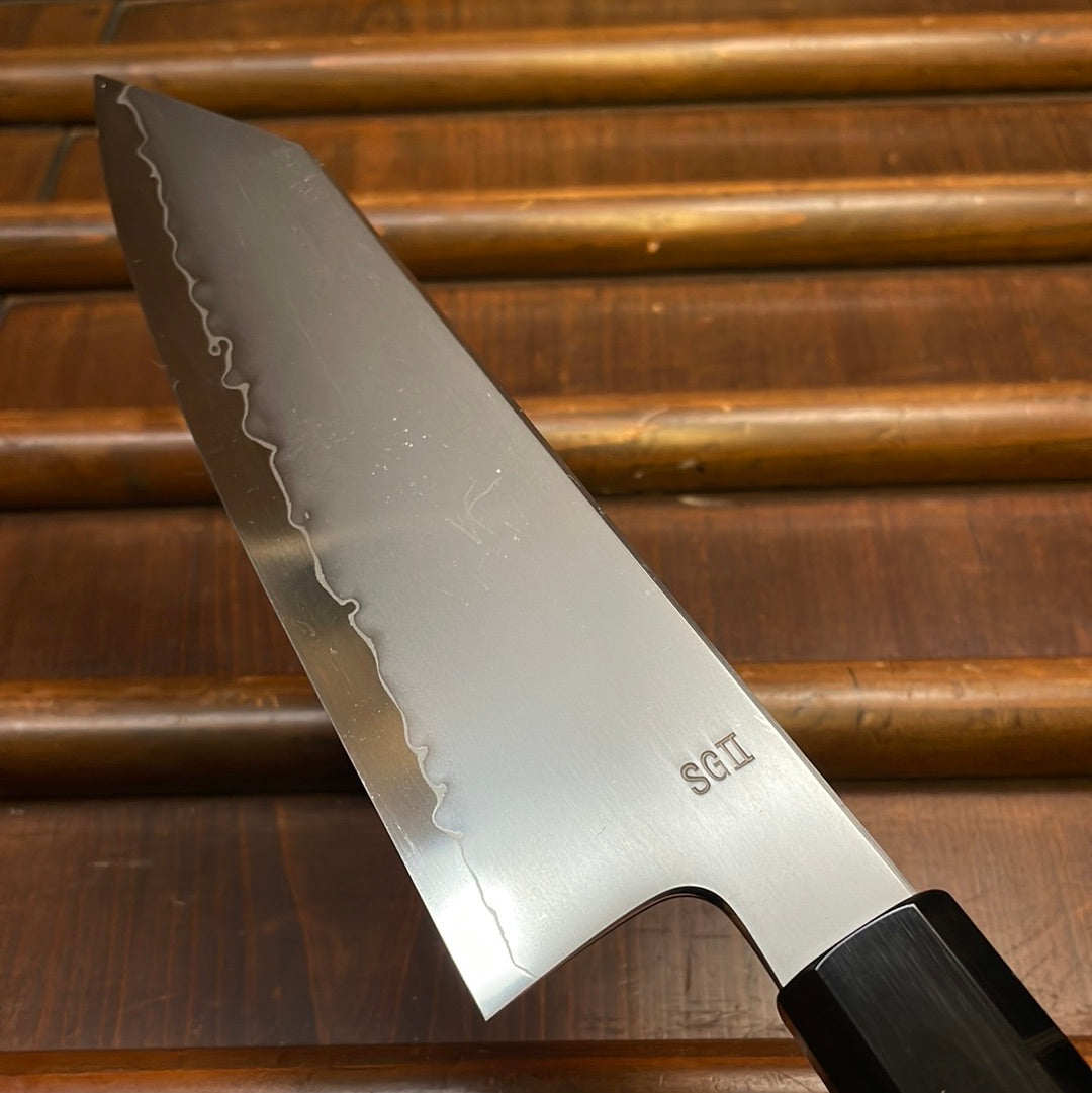 Myojin Naohito 180mm Bunka SG2 Stainless Kasumi Teak