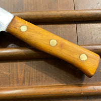 Fulton Brand Foster Bros 7” Cleaver 1107 Solid Carbon Steel 1940’s-50’s