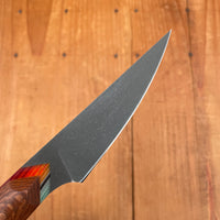 Alma Knife Co. Paring Knife AEB-L - Leopardwood/ Mexican Blanket Micarta Handle