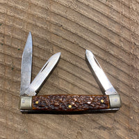 Sword & Shield 3” Stockman Folder Solingen 1960’s
