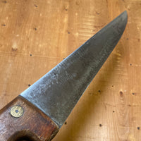 Unmarked 11” Boucher Butcher Knife Carbon Steel France 1950’s?