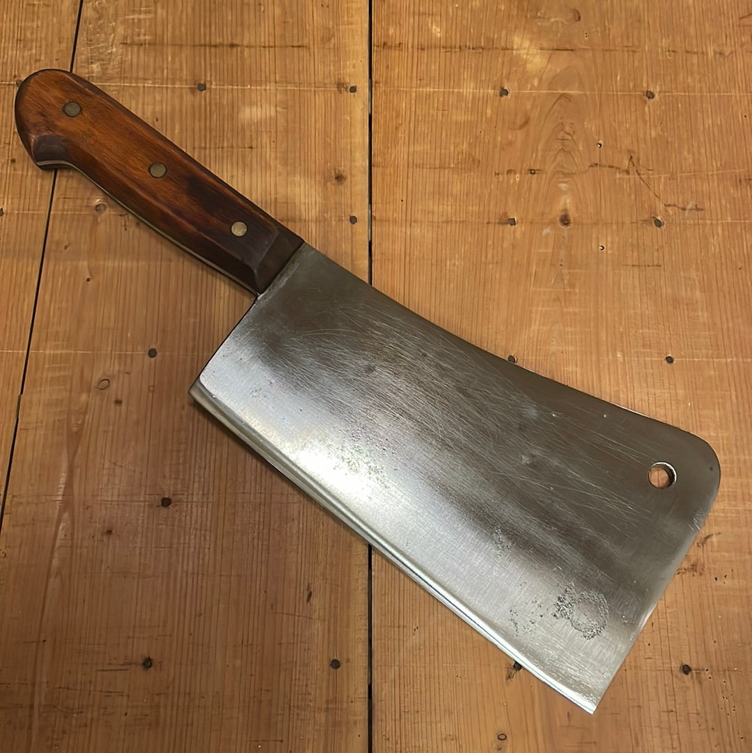 Harold Leonard & Co 9” Cleaver Carbon Steel Italy 1950’s/60’s?