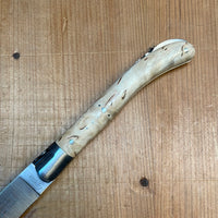 Fontenille Pataud Laguiole Le Pocket 10cm Pocket Knife Stainless Lockback Curly Birch