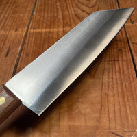 Friedr Herder 7" Santoku Carbon Walnut Handle