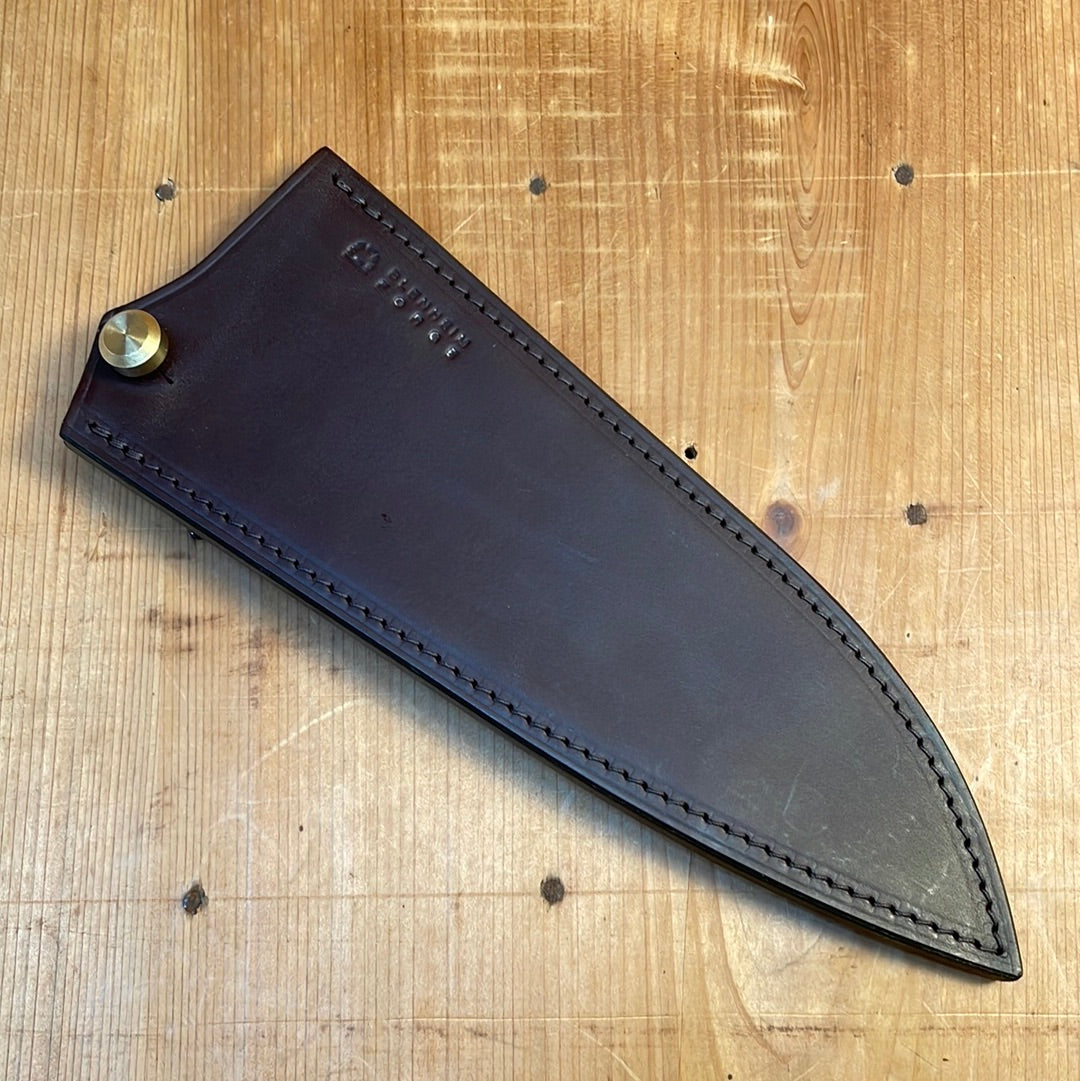 Owen Leather Blenheim Forge Stainless Clad Range Funayuki Sheath